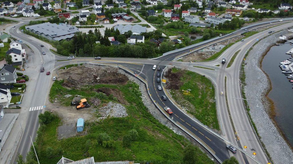 Bilde av omkjøringen i Harstad  - Klikk for stort bilde